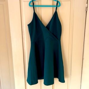 Green polyester camisole